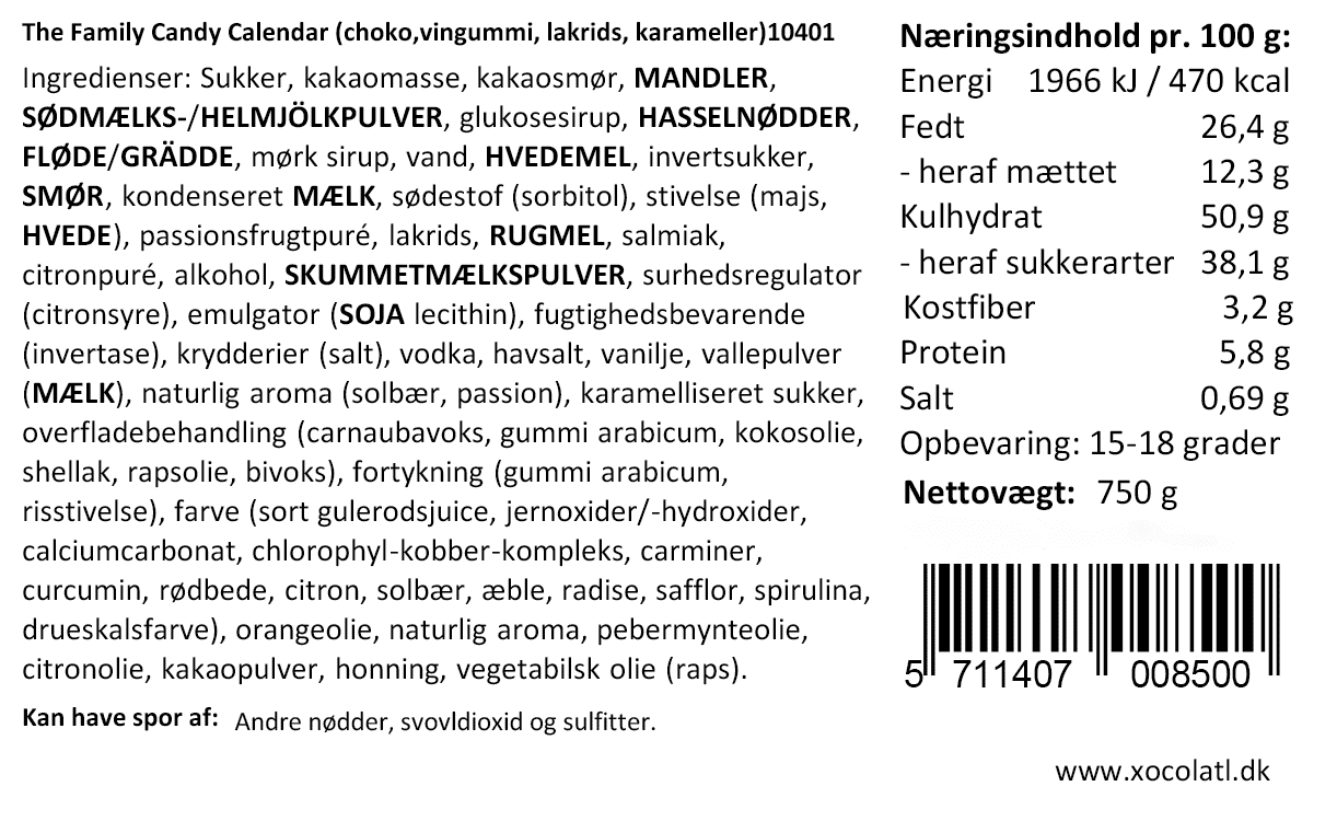 Xocolatl familiejulekalender – Søde sager til 2–4 personer – visning 4