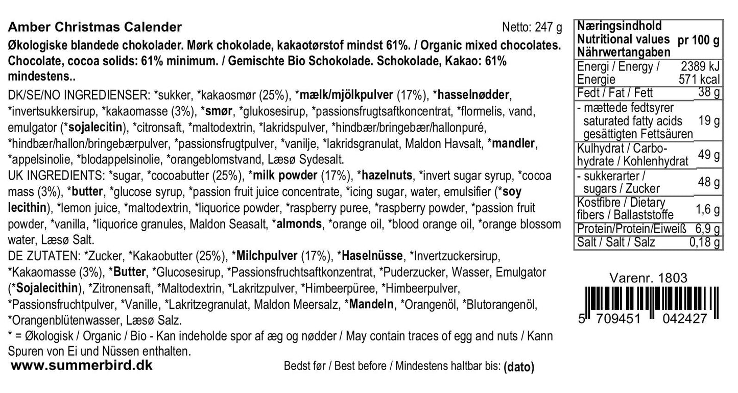 Summerbird Amber Julekalender