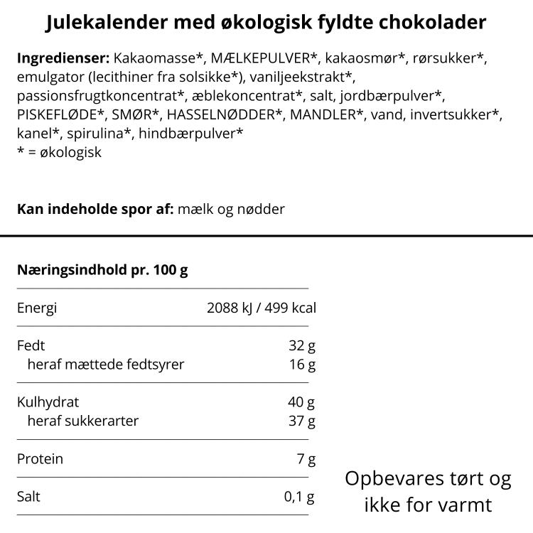 Anker Chokolade julekalender til børn