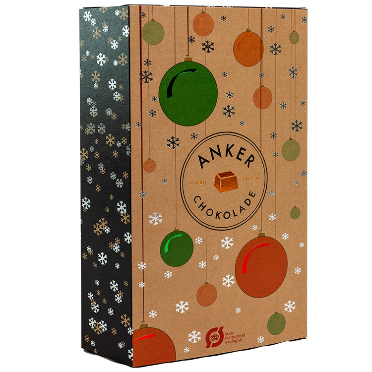 Julekalender fra Anker Chokolade. Bestil online hos Delikatessehuset