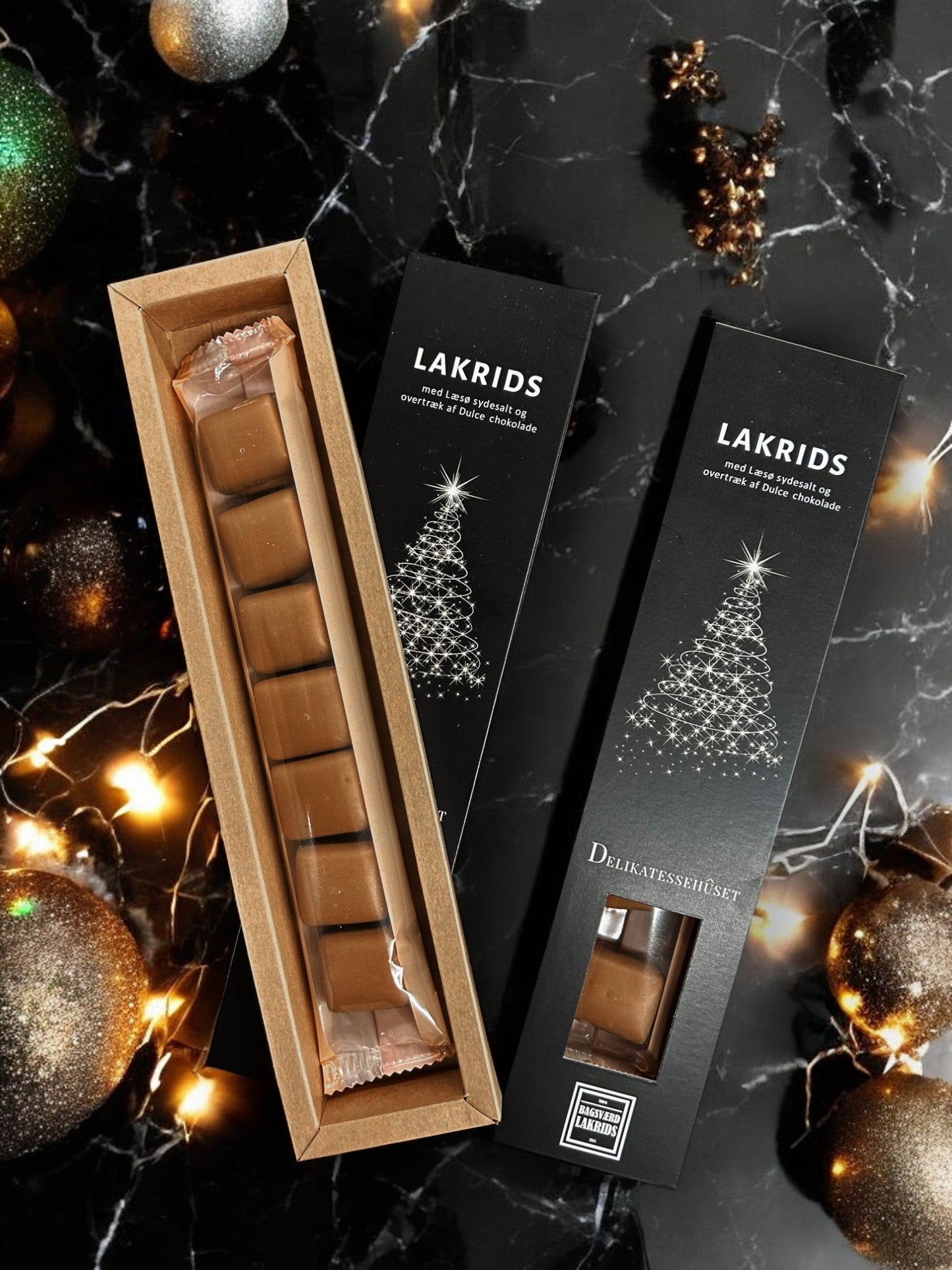 Julekalender fra Bagsværd Lakrids 2025 + 2 gratis lakridsprodukter