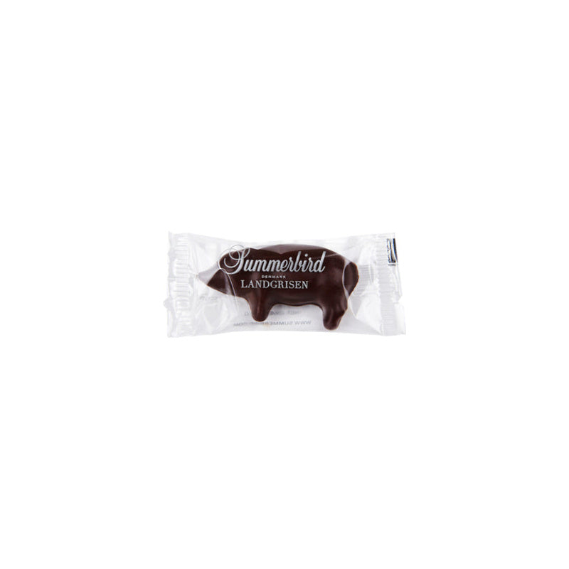 Marcipangris med mørk chokolade fra Summerbird