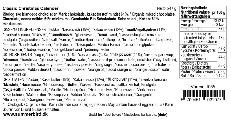 Summerbirds Julekalender Classic Single