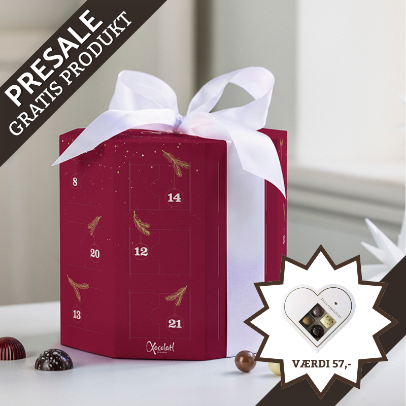 Xocolatl julekalender med søde sager – presale 2026
