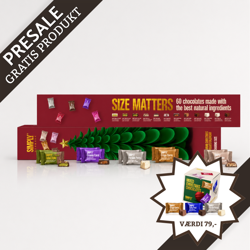 Simply Chocolate Simply for Sharing julekalender – presale 2026