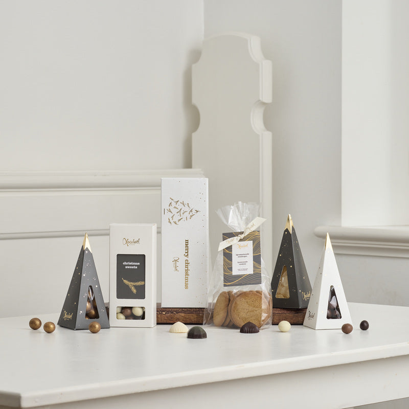 Julepose med chokolade og brunkager fra Xocolatl i Winternight-gavepose