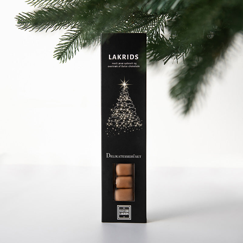 Bagsværd Lakrids juleæske med chokoladeovertrukket lakrids