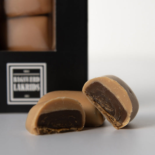 Bagsværd Lakrids juleæske med chokoladeovertrukket lakrids