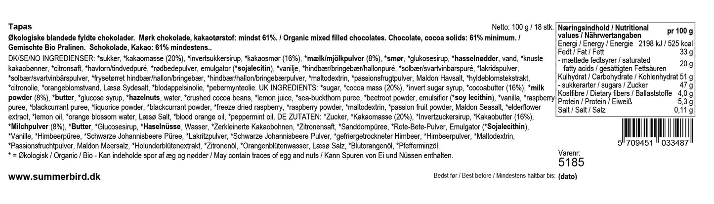 Tapas fra Summerbird