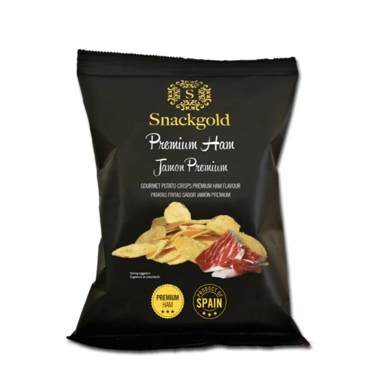 Spanske chips med Iberisk skinke 40 g