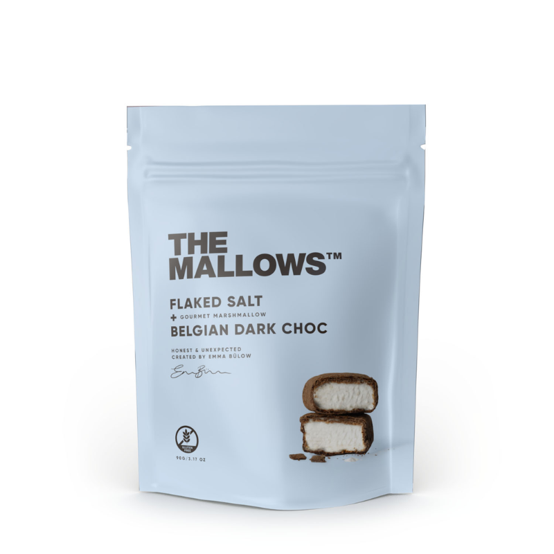 The Mallows skumfidus med salt og mørk chokolade