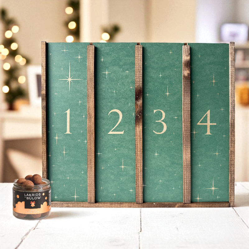 Adventskalender med danske gourmet lækkerier fra landets bedste producenter