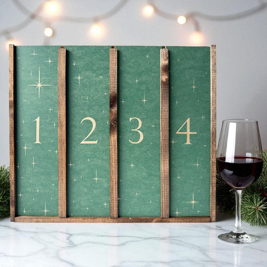 Adventskalender med Rødvin - fra Italien, Frankrig & Spanien