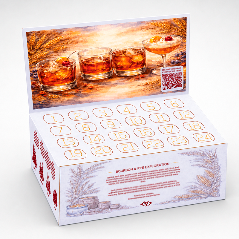 Bourbon & Rye whiskyjulekalender 2026 – visning 2