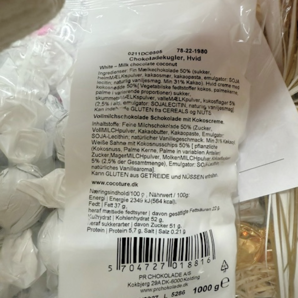 Chokoladekugle – mix