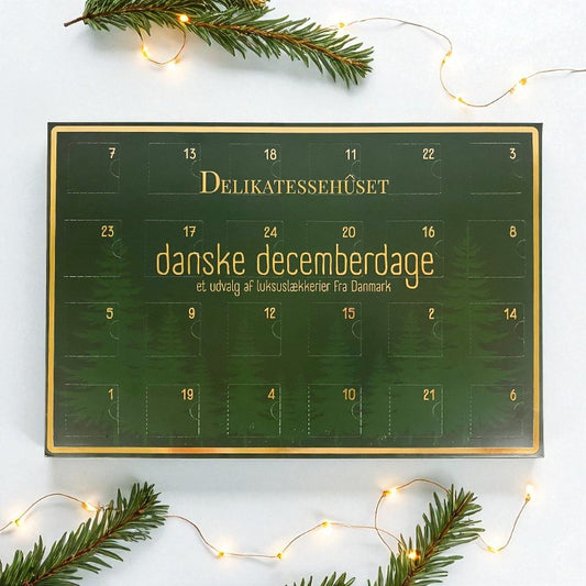 “Danske decemberdage” – luksus julekalender fyldt med søde sager fra bl.a. Summerbird, Lakrids by Bülow og The Mallows.
