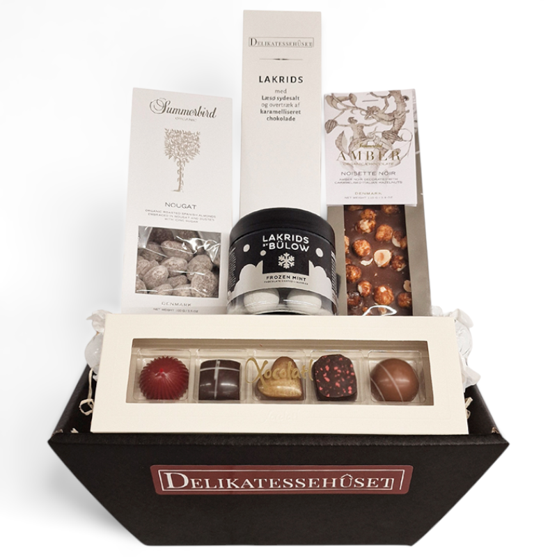 Julekurv med de bedste lækkerier fra Danmark