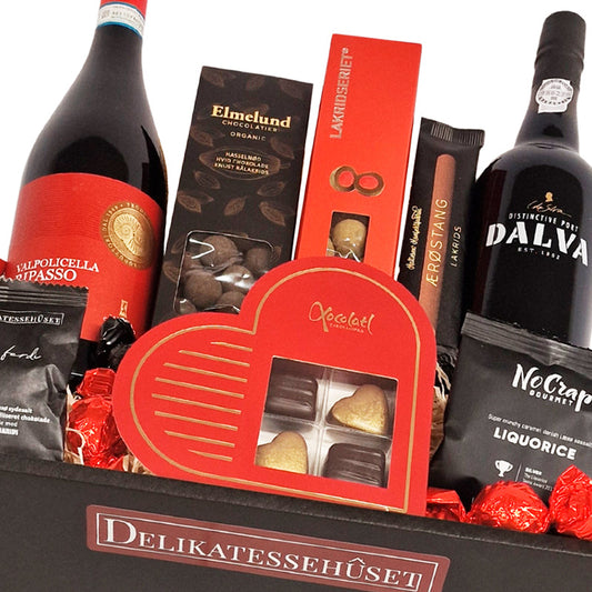 Flot julekurv - med rødvin, portvin og chokolade