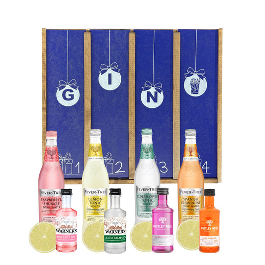 Adventskalender med aromatisk gin & tonic (2 drinks/låge)