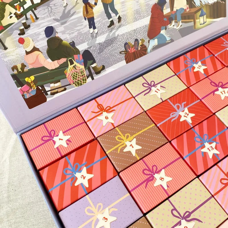 Julekalender med daglige puslespilsbrikker frem mod jul