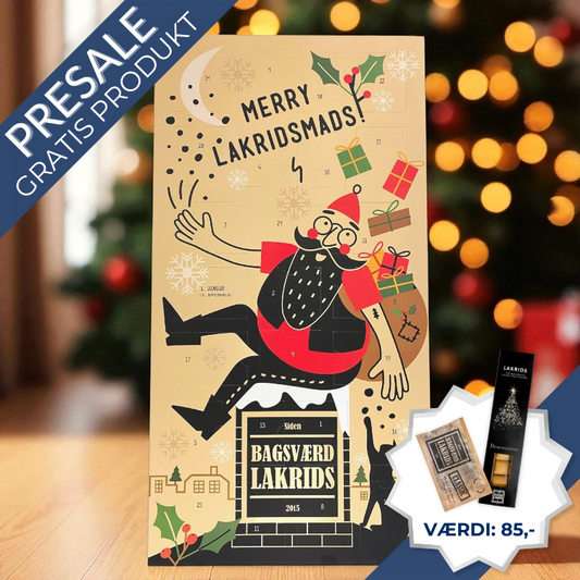 Bagsværd Lakrids julekalender, få gratis produkt med ved køb under presale