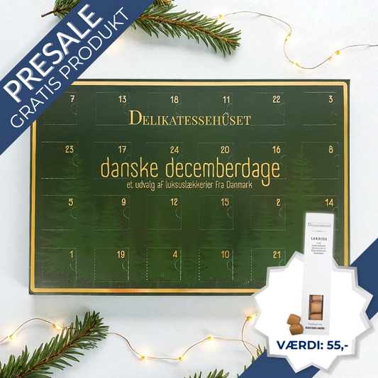 Delikatessehusets julekalender - danske decemberdage | 2025 NYHED