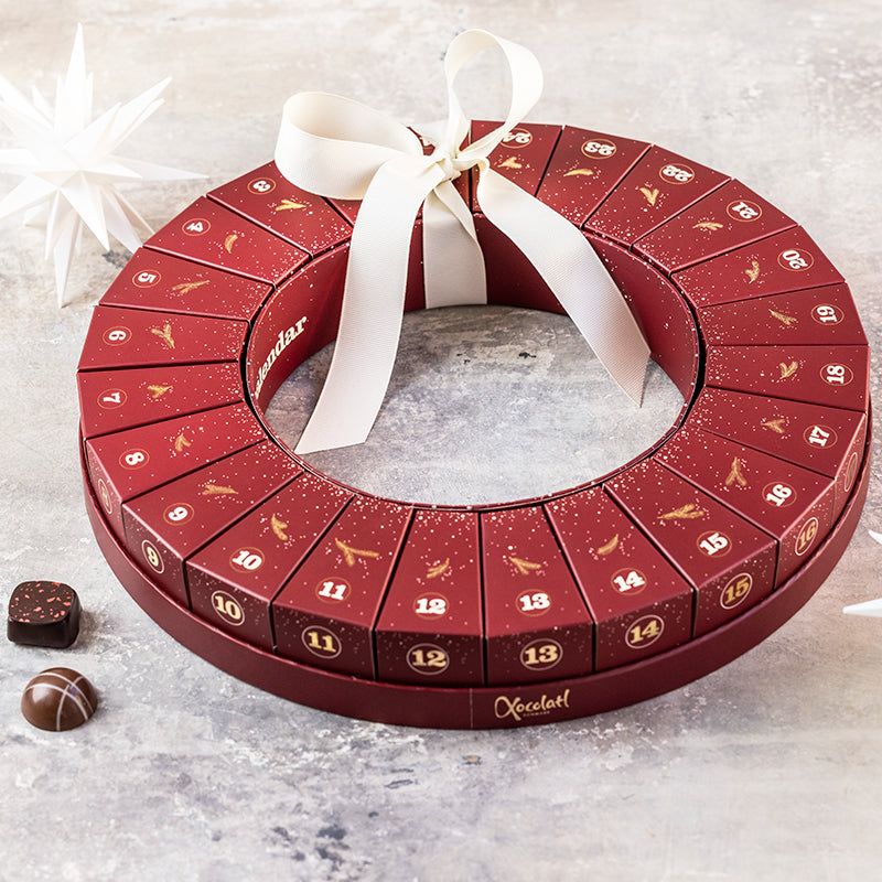 Xocolatl julekalender – Julekrans med chokolade