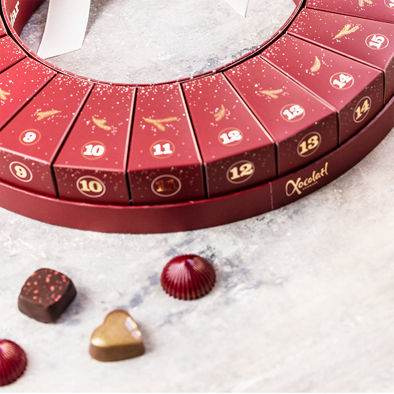Xocolatl julekalender – Julekrans med chokolade – visning 2