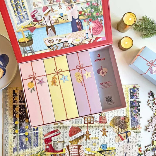 Adventskalender inspireret af julens søde traditioner