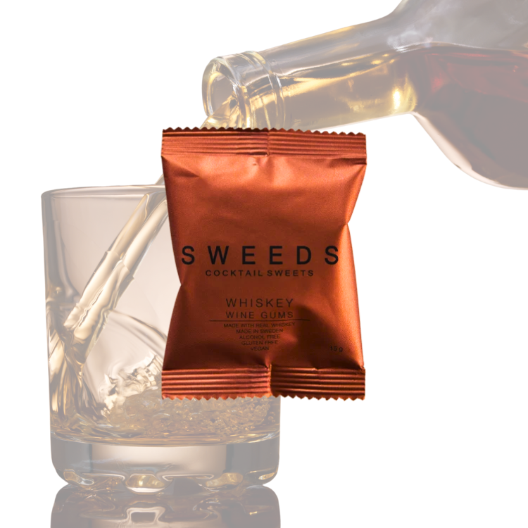 Sweeds cocktailvingummi med whiskysmag 15 g