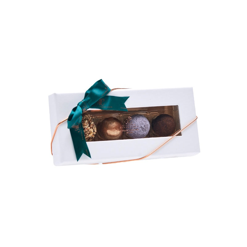 Juleæske med fire chokolader fra Aalborg Chokoladen fra Aalborg Chokoladen