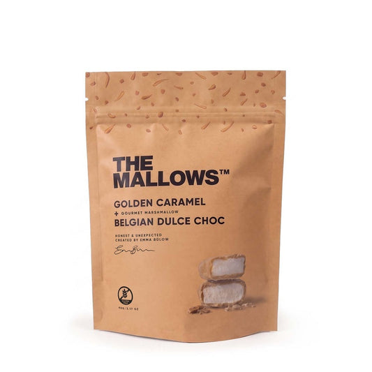 Skumfiduser med dulce chokolade - Golden Caramel 90 g - pose 90 g