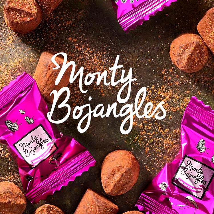 Monty Bojangles vegansk chokoladetrøffel-julekalender – visning 2