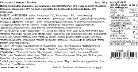 Summerbird Julekalender Classic til 2 pers.