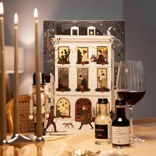 Vin Julekalender med 24 små flasker vin