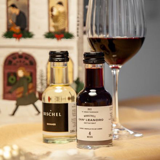 Vin Julekalender med 24 små flasker vin